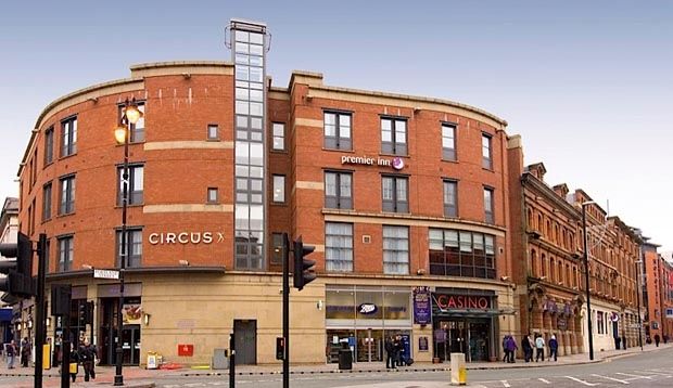 Premier Inn Manchester City Centre Buitenkant foto